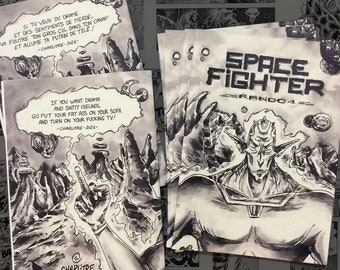 Fanzine - Space Fighter - Punk Zine Comix