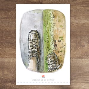 GR #6 wandelkaart 10x15cm A6-A5
