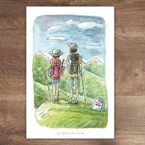 GR #10 wandelkaart 10x15cm A6-A5