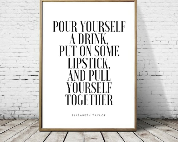 put on lipstick quote