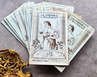 Antique French Pharmacy Booklets