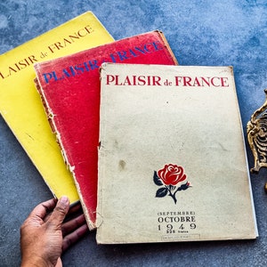 Plaisir de France - Vintage französische Zeitschriften