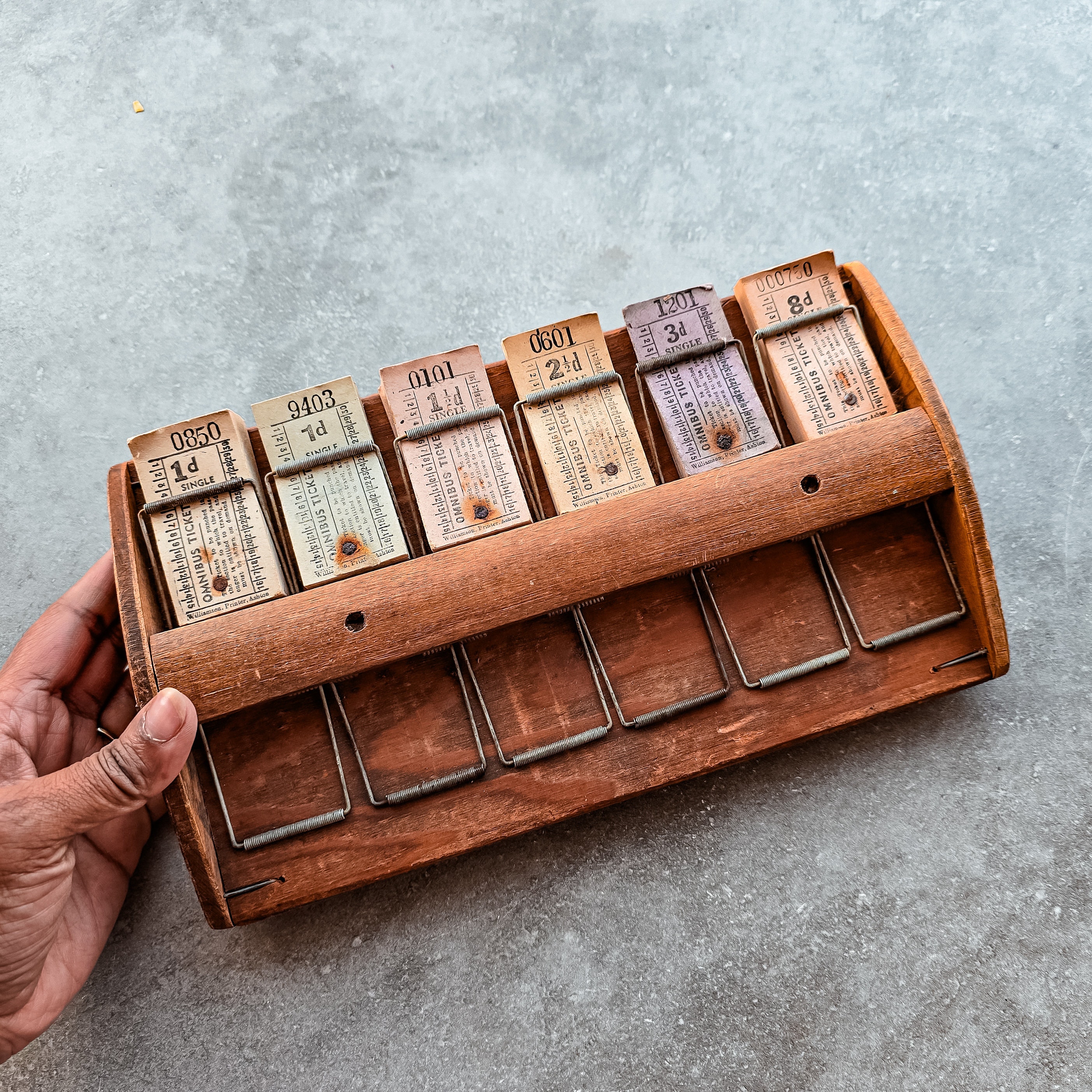 Bus Ticket Rack - Etsy