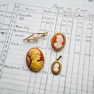 Antique French Brooches & Pendant