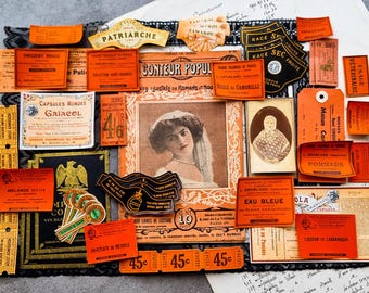 Vintage Halloween Ephemera Pack H