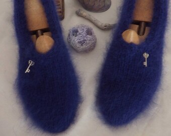Gorgeous slippers 95% angora adult woman 38/40