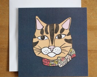 Cat Greeting Card