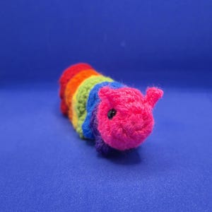 Handmade Super Soft Crochet Mini Fidget Caterpillar