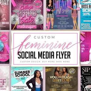 Custom Order - Social Media Graphics - Custom Branded Content - Social Media Branding - Custom Social Media - Instagram E Flyer - Instagram