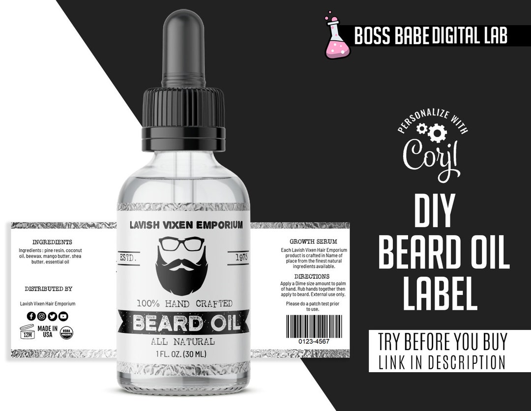beard-oil-label-design-do-it-yourself-beard-oil-label-design-diy-beard-oil-label-design-do-it-yourself-product-label-design-etsy