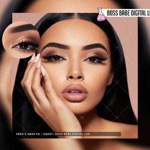 Op de afbeelding: Een close-up van het gezicht van een vrouw met donker haar en make-up. Haar ogen zijn geaccentueerd met bruin oogschaduw en eyeliner. De afbeelding is bijgesneden om alleen haar gezicht en een deel van haar hand te laten zien.