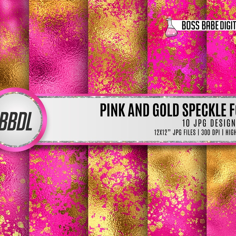 Gold Foil Digital - Etsy