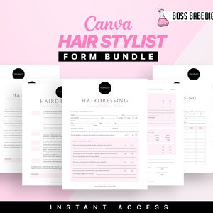 Formulaires de coiffeur, Modèles de consentement modifiables pour les cheveux, Consultation chez un coiffeur, Formulaires pour coiffeur, Formulaires de coiffure, Formulaire de soin des cheveux, Modifiable