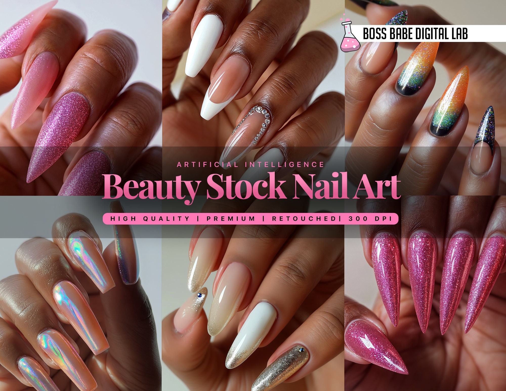 Nail Technician Beauty Stock Photo, Nail Tech Model, Commercial Use, Nail Branding, Nail Stock Photos, Nail Model Stock Photos, Beauty Model