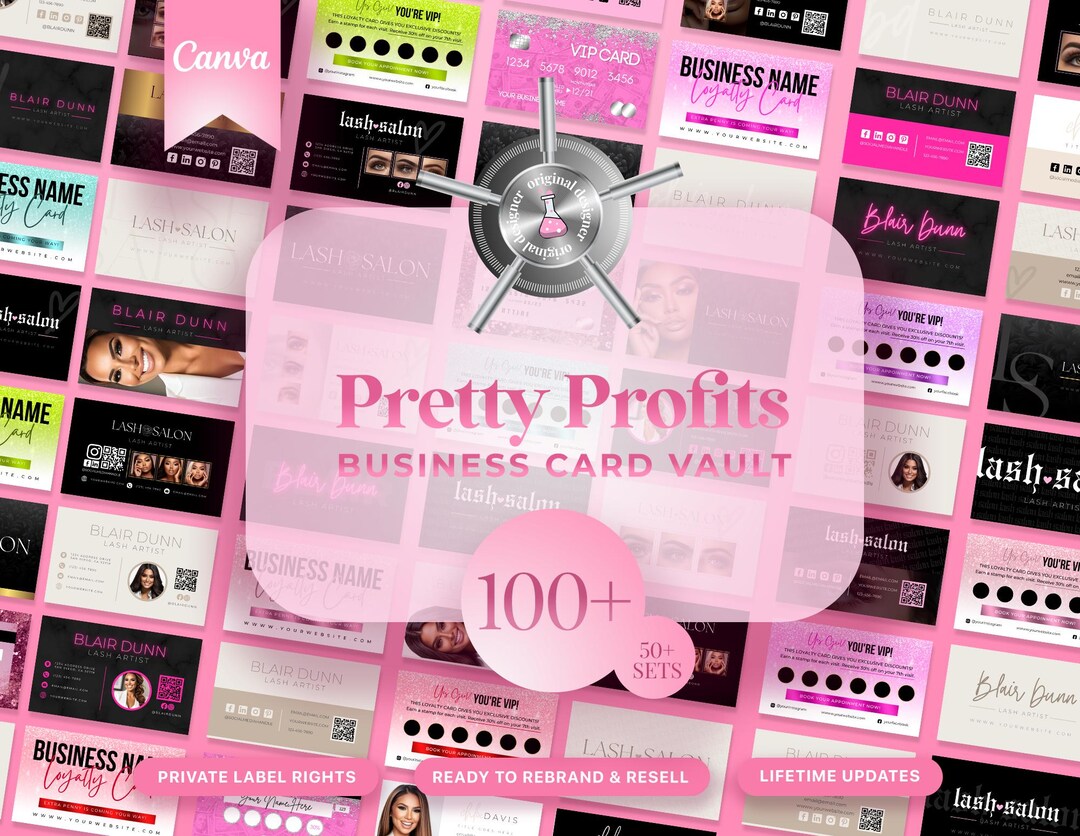 PLR Canva Beauty Forms Pack, Private Label Rights Canva Templates