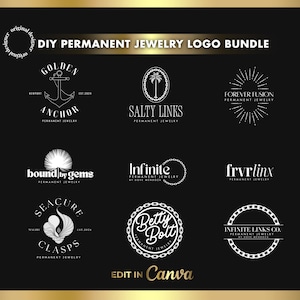DIY Signature Permanent Jewelry Logo | Permanent Jewelry Display Branding | Vendor Event | Jewelry Logo | Chain Logo | Charm Bar Logo