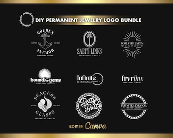 DIY Signature Permanent Jewelry Logo | Permanent Jewelry Display Branding | Vendor Event | Jewelry Logo | Chain Logo | Charm Bar Logo