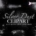 Silver Dust Clipart, Silver Dust Design Elements, Silver Dust Strokes ...