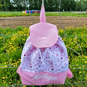 Sac à dos enfant personnalisé SOURIS Brettelles réglables