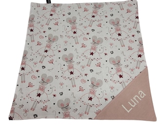 Serviette de table enfant personnalisable SOURIS