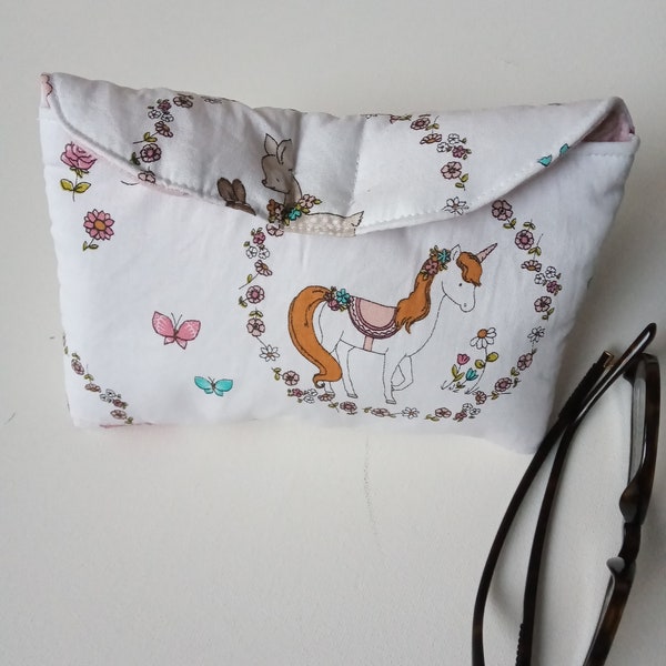 étui lunette fille, pochette pour lunette enfant,