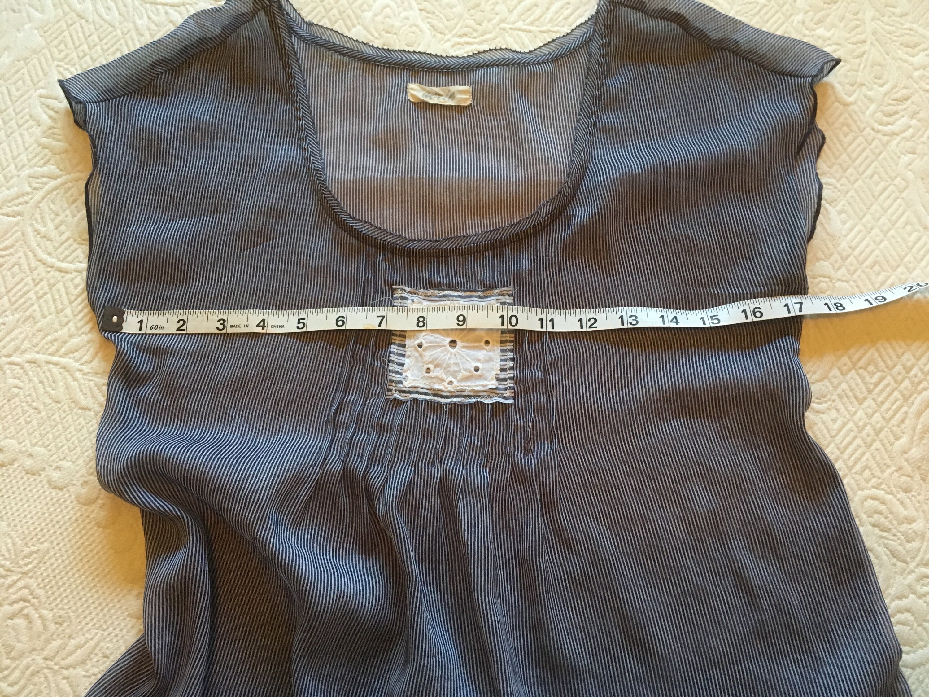 Used Tunic Top Upcycled Repurposed Altered Remade Tunic Top S - Etsy