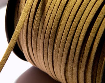 1 M cord - 3 mm X 1.5 mm khaki - No. 98