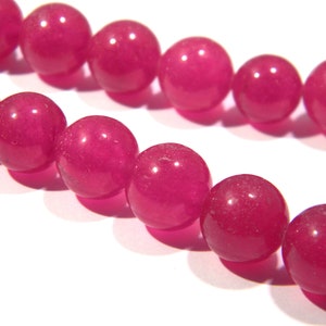 Jade pearl, natural stone pearl, pearl 10 mm, natural jade, , 12 Pcs , camellia, gems gems fine stones - A316