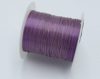 10 m purple elastic thread - 0.8mm thick - elastic cord - elastic thread - G218-4