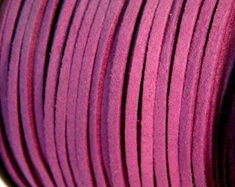 3 M X 1.5 mm - 2 Purple 3mm suede cord