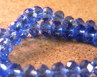Lot De 50 Perles En Cristal Autrichien à Facettes - Diamètre 4 Mm - Pour Création De Bijoux