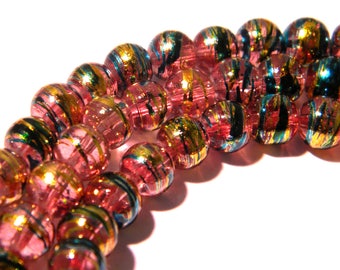 40 glass 8 mm glass drawbench beads - beads-glass G07