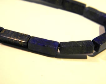 Perła lapis lazuli - perła z kamienia półszlachetnego - perła 13 mm - 5 niebieskich pereł - kostka z kamienia naturalnego - drobne kamienie szlachetne - Q260-2