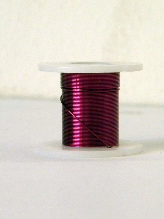 1 Reel of 0.3 Mm Purple Colored Copper Wire 3 M -  Canada