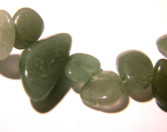 5 nuggets beads 10-22 mm-aventurine - gems gemstones G43 2 nuggets