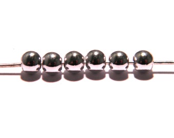 200 perle 4 mm acrilico - perla argento - perle di plastica - perle rotonde 4 mm F40