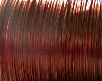 10 m Elastic thread 0.8mm thick -chocolate-N°4