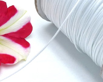 Fil Corde Coton Ciré 3mm Gris Clair - 3 Mètres, Idéal Pour La Création De Bijoux Ou La Décoration