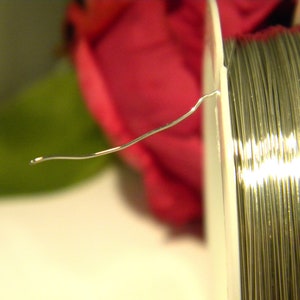 1 Coil (15 M) of 0.4 mm copper wire - iron wire - metal wire - 4 mm copper wire - SILVER - Q206