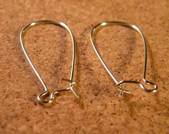 20 earring-sleeper-silver supports- 33 mm N7