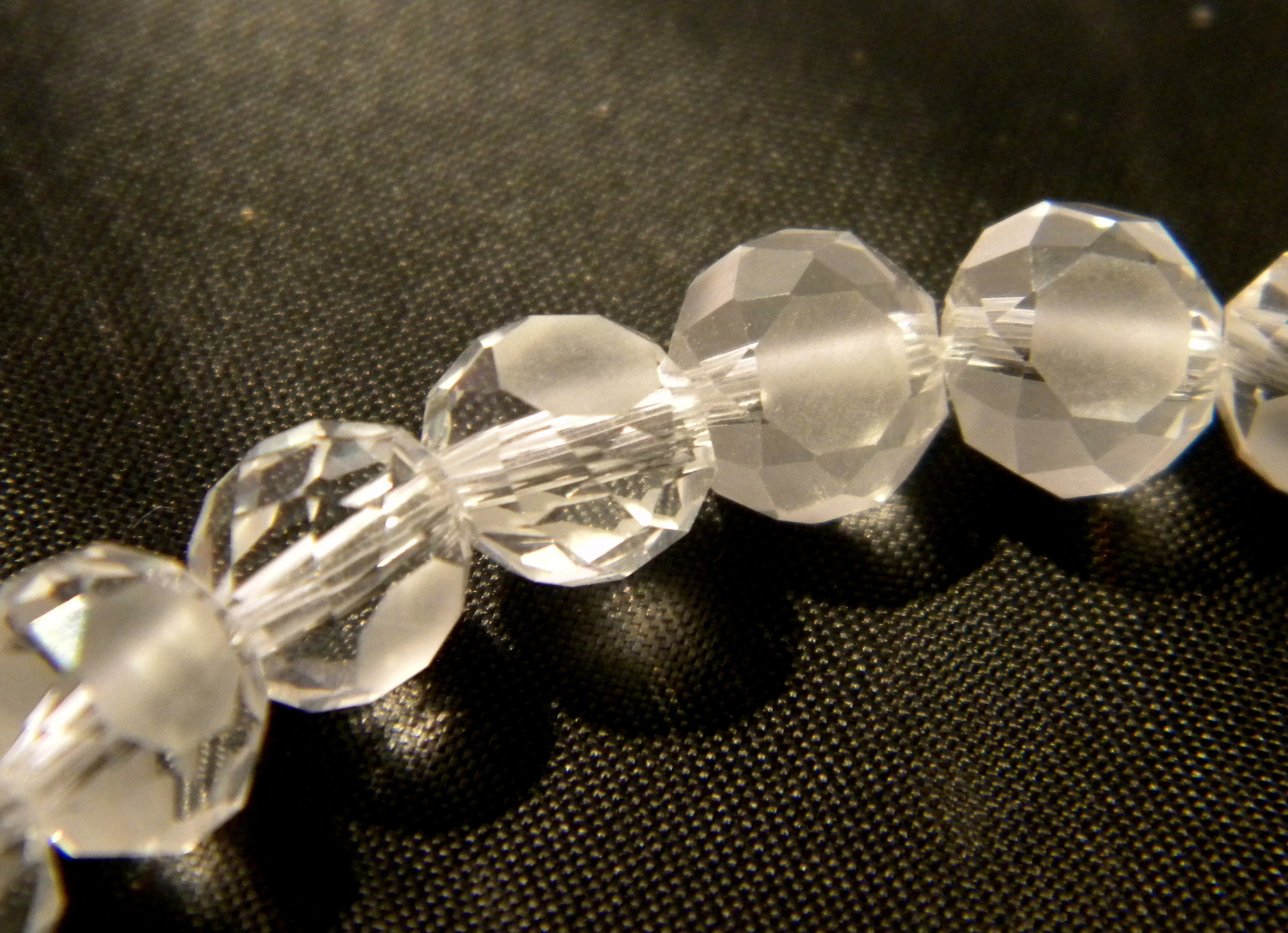 150 Perlas De Doble Cono Acrílicas Facetadas - 10x10 Mm, Forma Rombo, Para Joyería DIY Y Manualidades