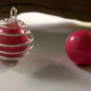 BOLA pearl fuchsia pink xylophone ball in 16mm Pregnancy pearl BO3