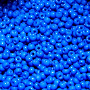 20 gr perles de rocaille verre 3 mm  turquoise-soit env.500 perles-  ROC31
