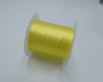 10 m Pale yellow elastic thread - 0.8mm thick - elastic cord - elastic thread - G218-4