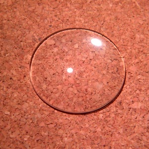 4 grote cabochons - 30 mm - rond in transparant vergrootglas PF38