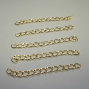 50 extension chain extension 50 mm gold F188