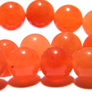 10 carnelian pearl - 8 mm - fine stone - gems - natural stone - carnelian , Q90
