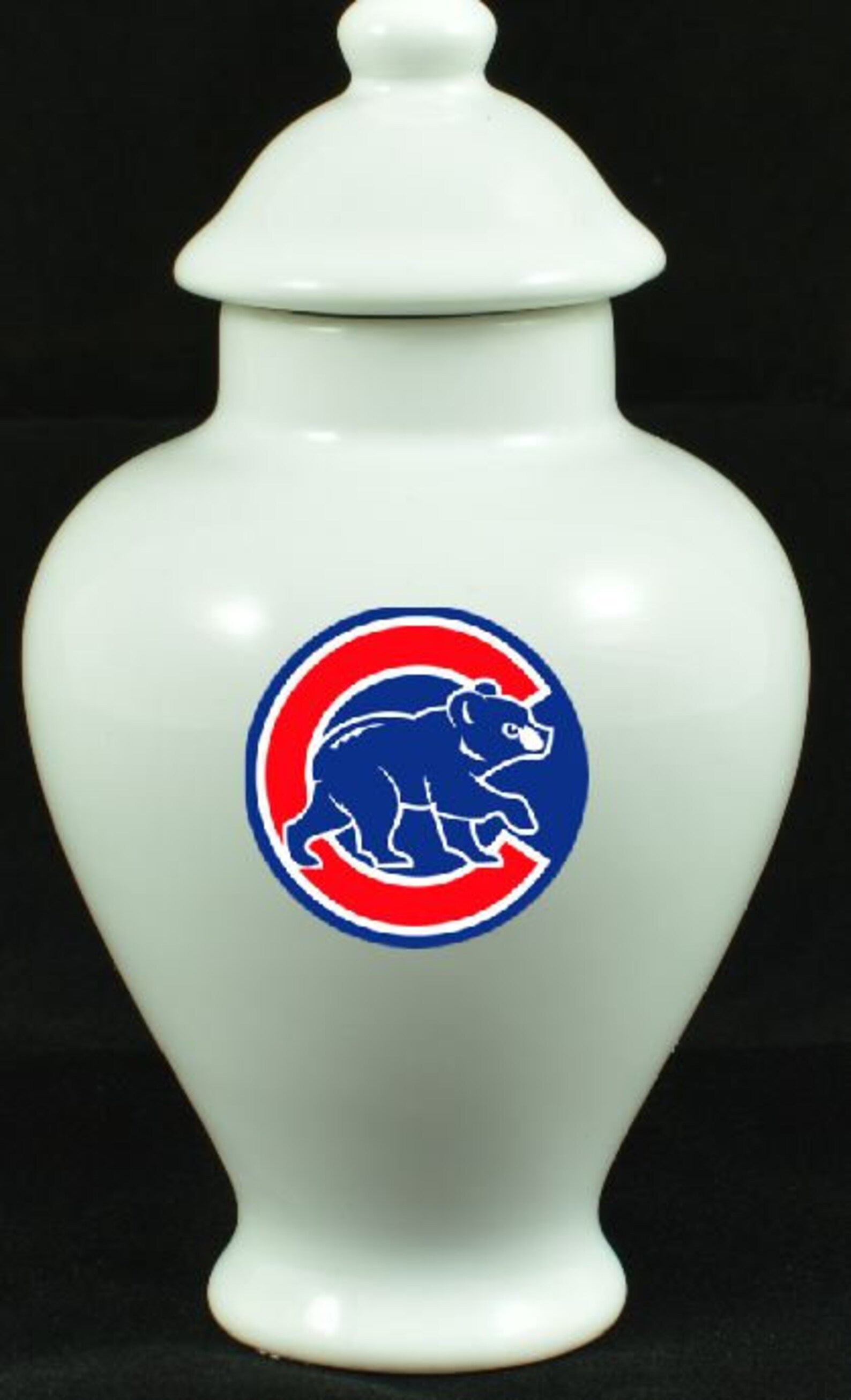 MLB Mini Urn for Human Ashes Chicago Cubs Logo Custom Urn Etsy UK