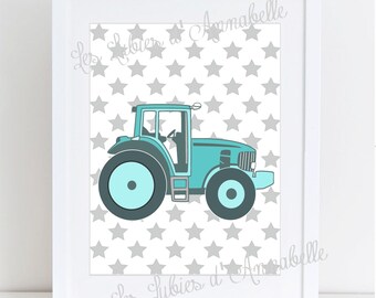 Theme Tracteur Etsy