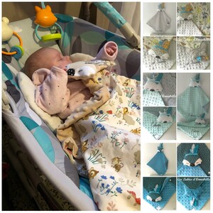 Doudou Sensory Dish Fox Wolf Toy 1st Age Personnalisable Etsy